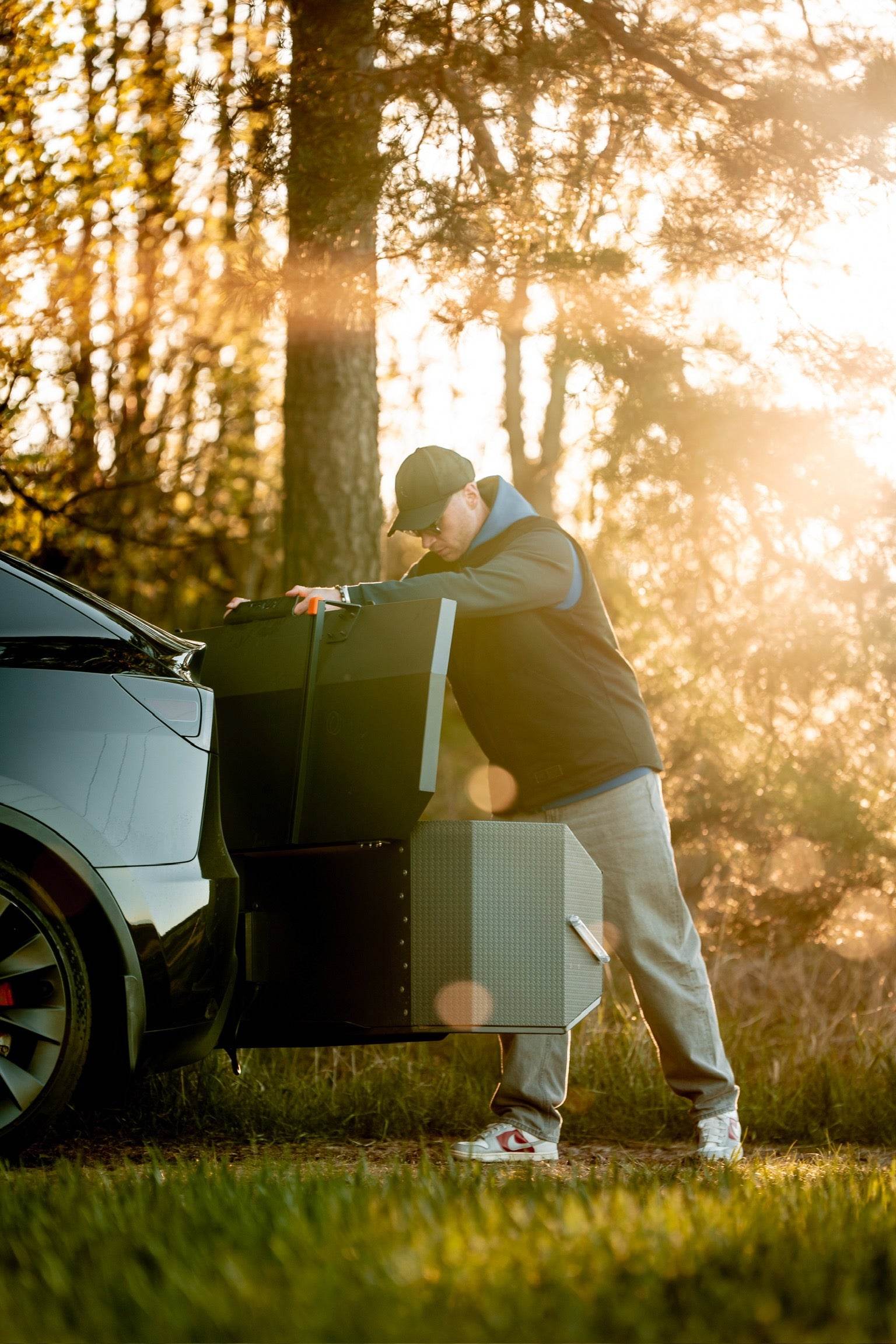 Can I fit a stroller in a back box?